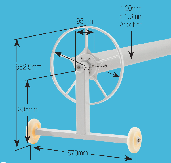 Mark II - Mobile Pool Cover Roller