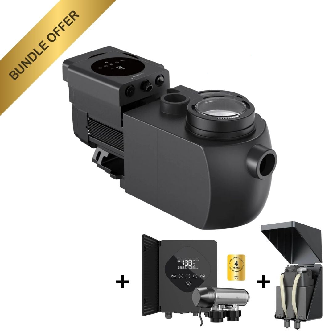 Madimack Bundle | P300i Pool Pump + Chlorinator + pH Doser