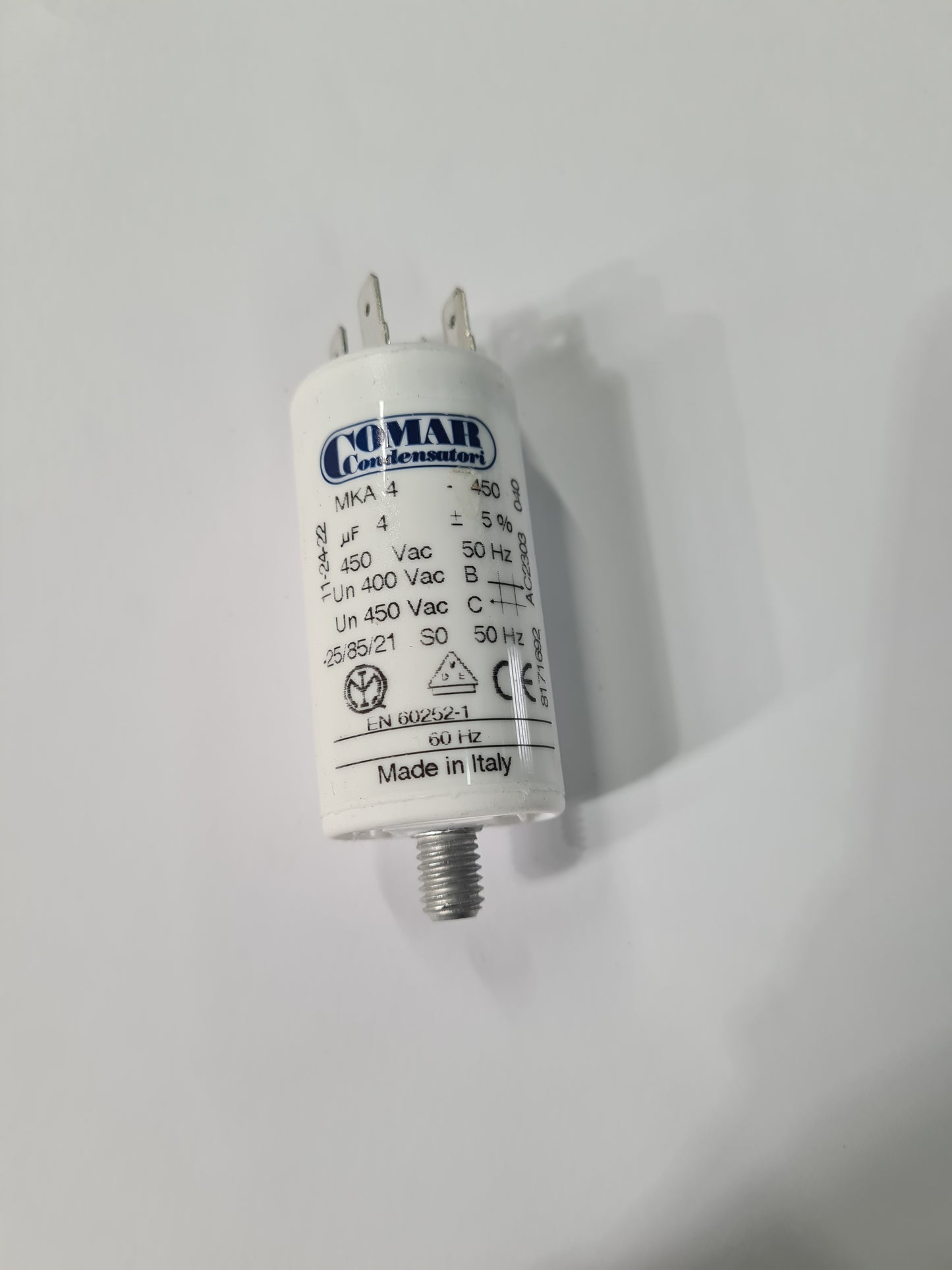 Run Capacitor 4MFD-450V