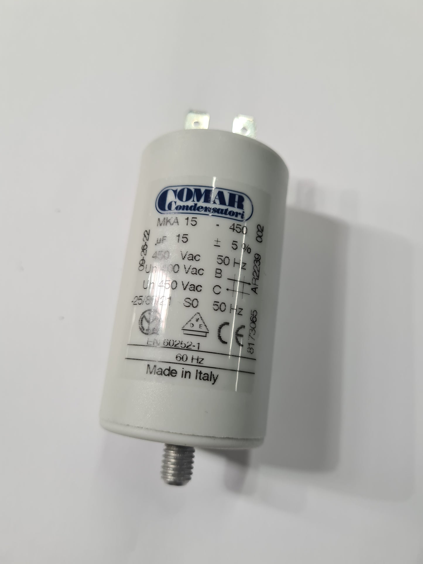 Run Capacitor 15MFD-450V