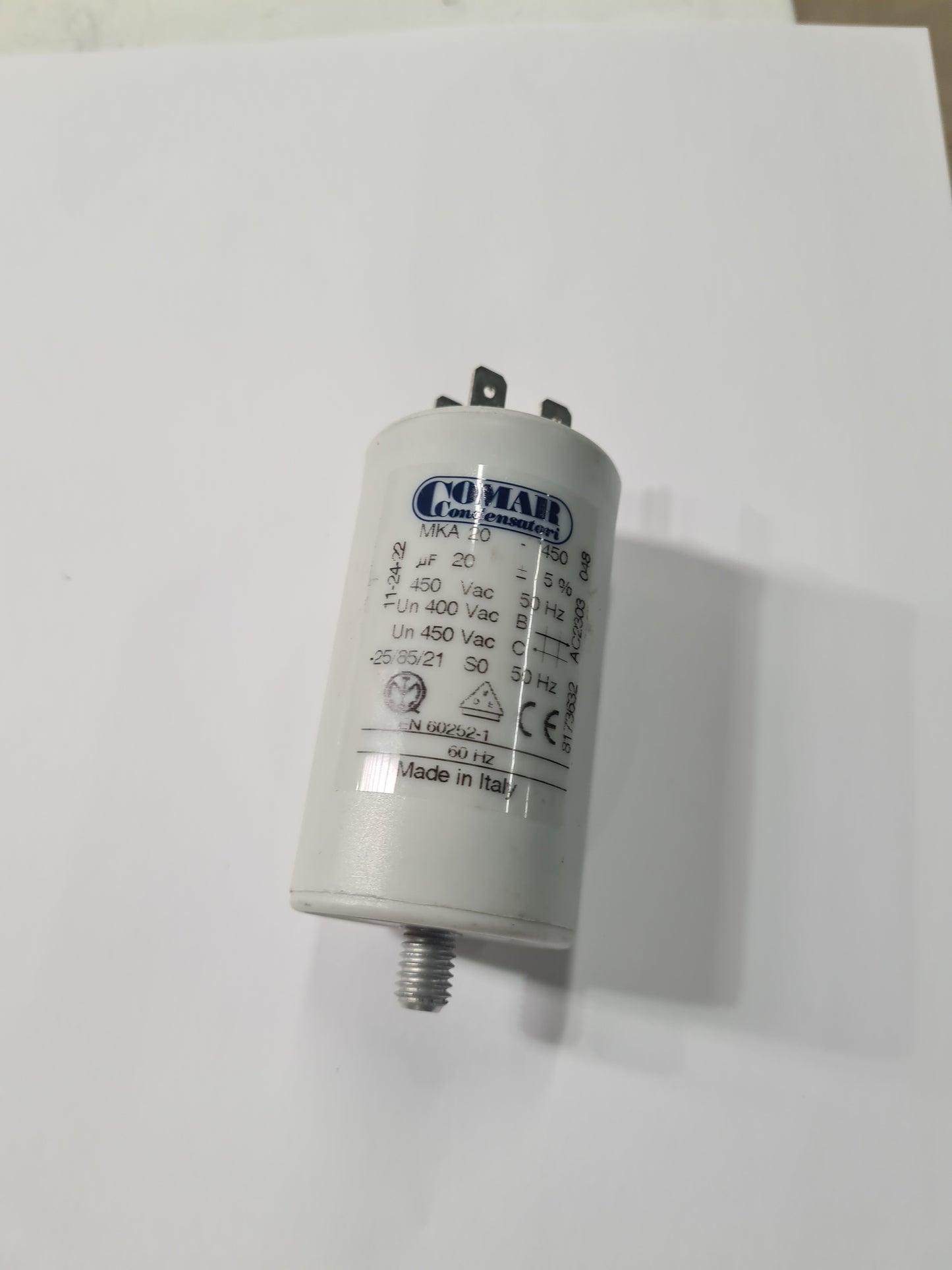 Run Capacitor 20MFD-450V