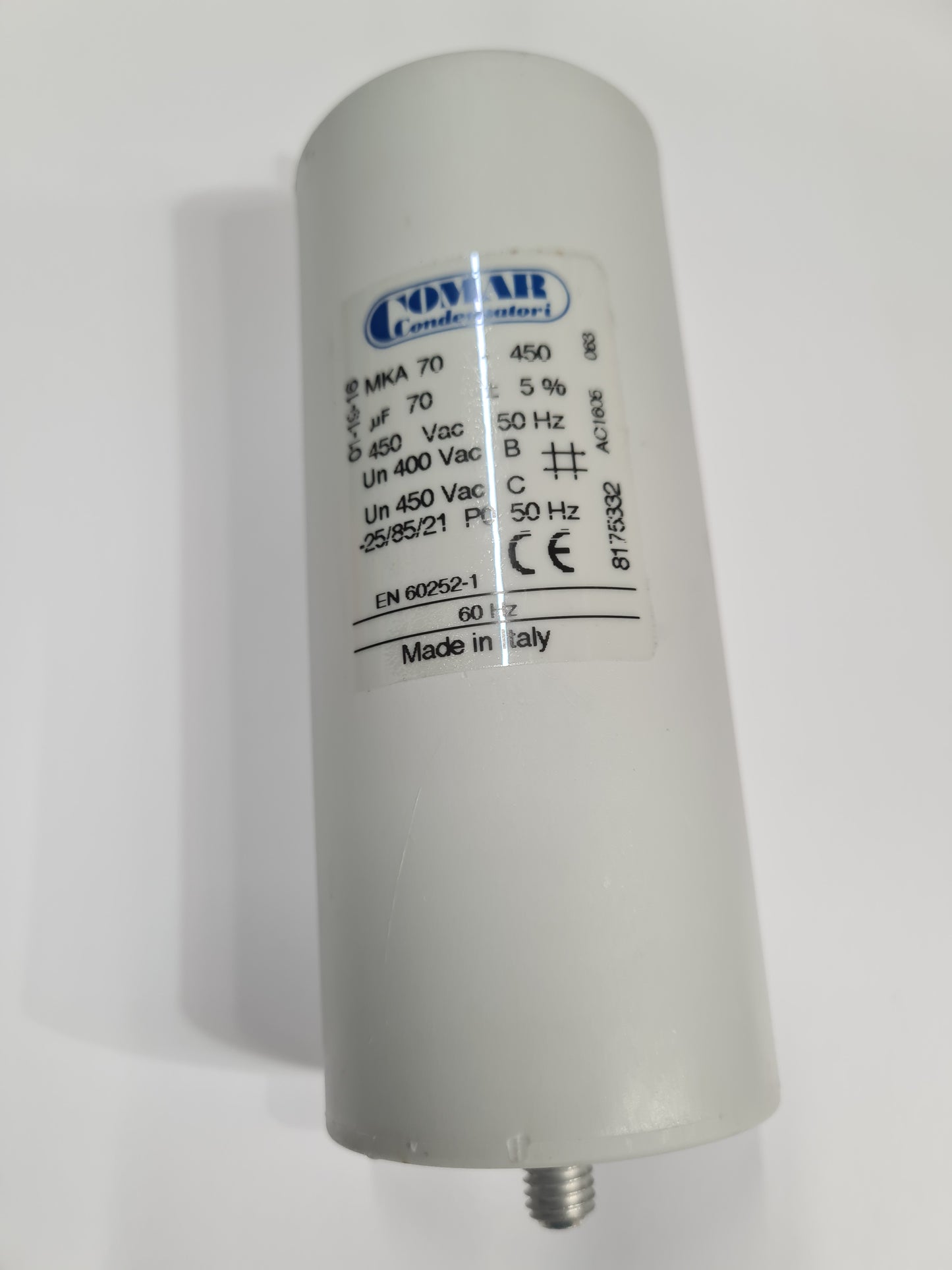 Run Capacitor 70MFD - 450V