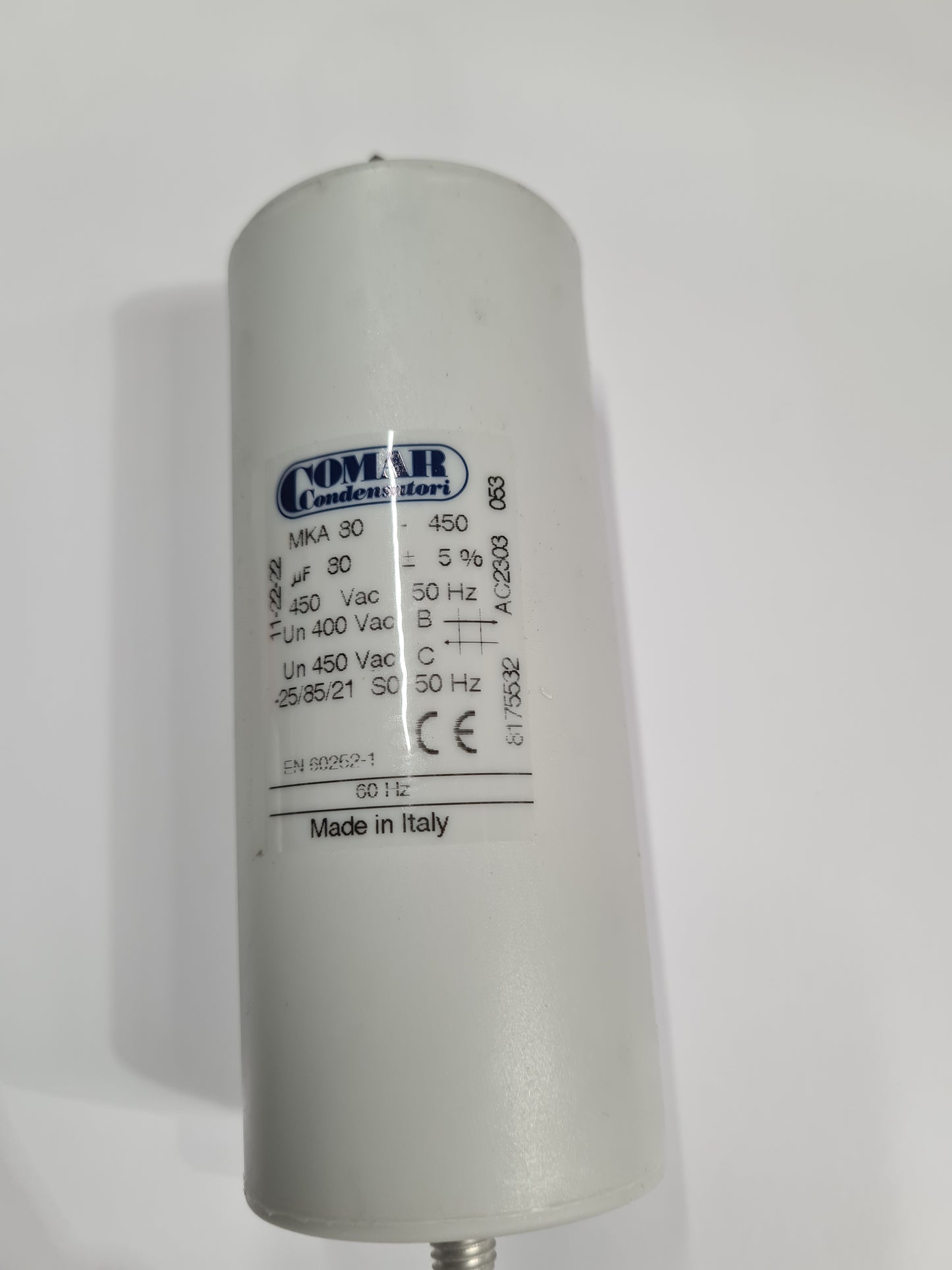 Run Capacitor 80MFD-450V