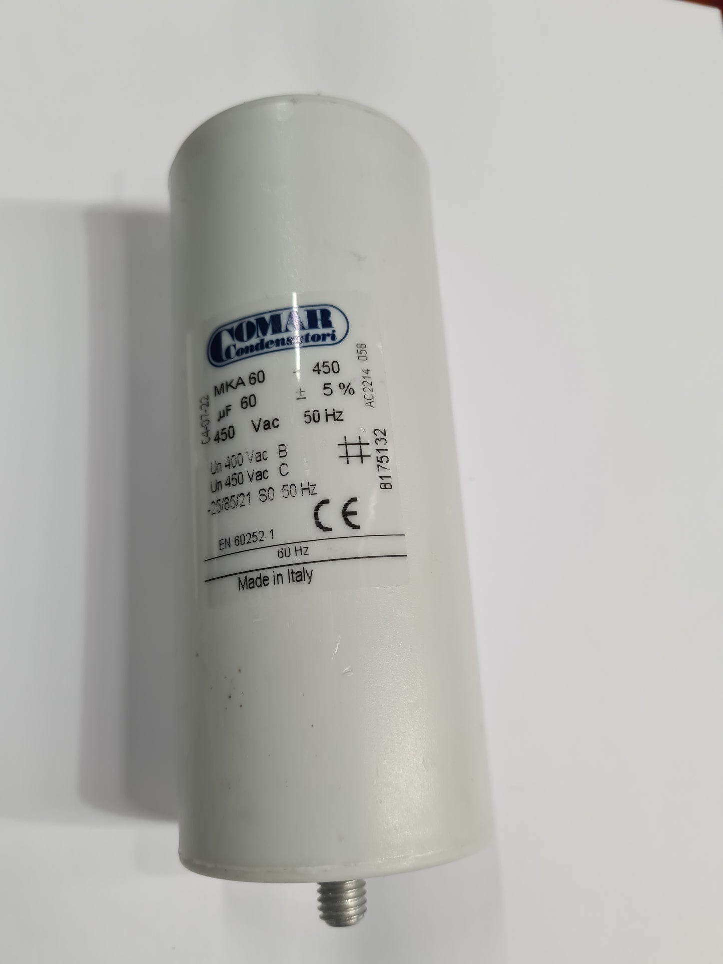 Run Capacitor 60MFD-450V