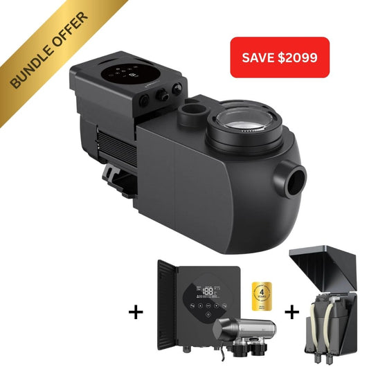 Madimack Bundle | P400i Pool Pump + Chlorinator + pH Doser