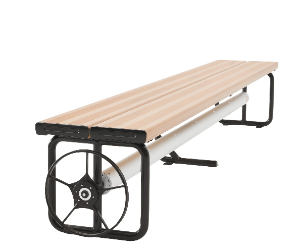 Under Bench Pool Cover Roller