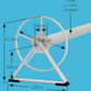 A75 Stationary Pool Blanket Roller